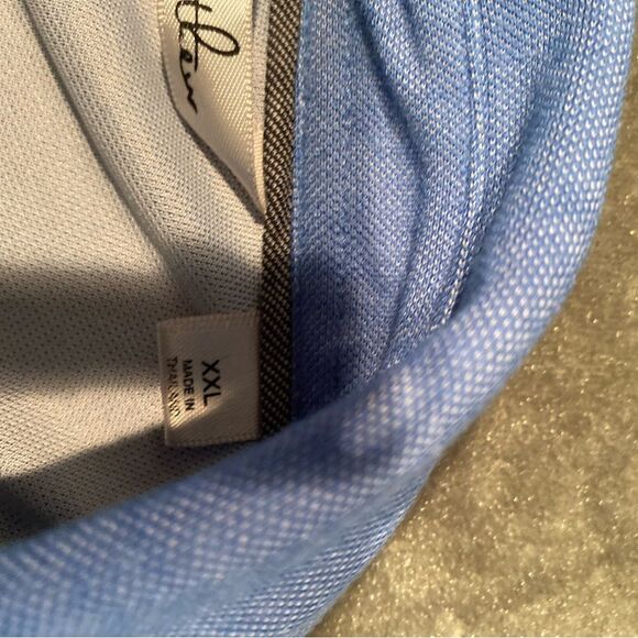 TRAVIS MATHEW Lightweight Weave Knit Polo Shirt - Picture 6 of 7